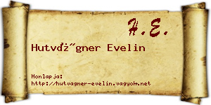 Hutvágner Evelin névjegykártya